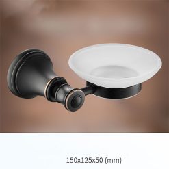 Khay xà phòng đĩa kính CleanMax Black 03