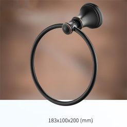 Vòng treo khăn CleanMax Black 07