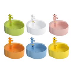 Bộ chậu vòi lavabo trẻ em mẫu giáo mầm non Miken MKV-324