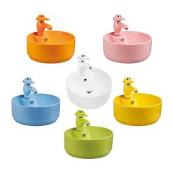 Bộ chậu vòi lavabo trẻ em mẫu giáo mầm non Miken MKV-324