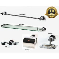 Bộ Phụ Kiện phòng tắm inox 304 5 món ARCHI A02