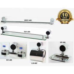 Bộ Phụ Kiện phòng tắm inox 304 5 món ARCHI A08