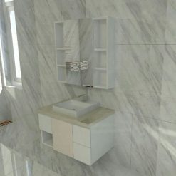 Bộ tủ chậu PVC may đo theo kích thước HM57