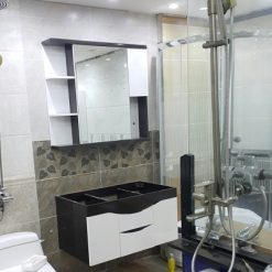 Bộ tủ chậu PVC may đo theo kích thước HM60