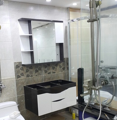 Bộ tủ chậu PVC may đo theo kích thước HM60