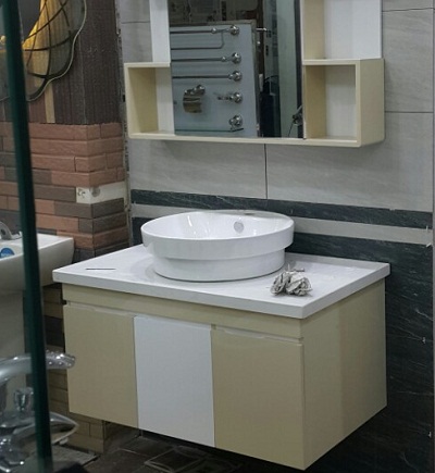 Bộ tủ chậu PVC may đo theo kích thước HM61