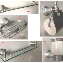 Bộ phụ kiện phòng tắm nhôm siêu bền Duraqua 3400