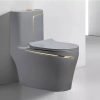 Bồn cầu màu ghi xám liền khối két liền GDKES SA-285 GGL