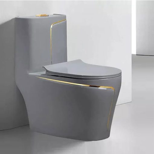 Bồn cầu màu ghi xám liền khối két liền GDKES SA-285 GGL