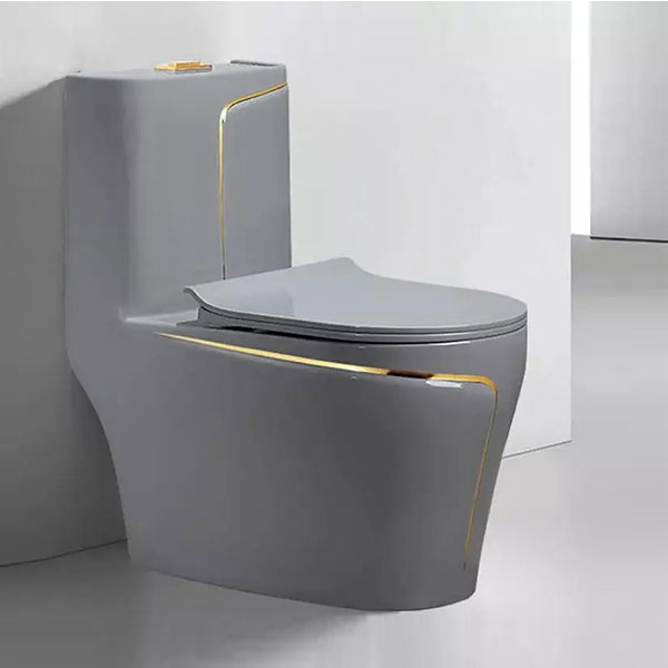 Bồn cầu màu ghi xám liền khối két liền GDKES SA-285 GGL