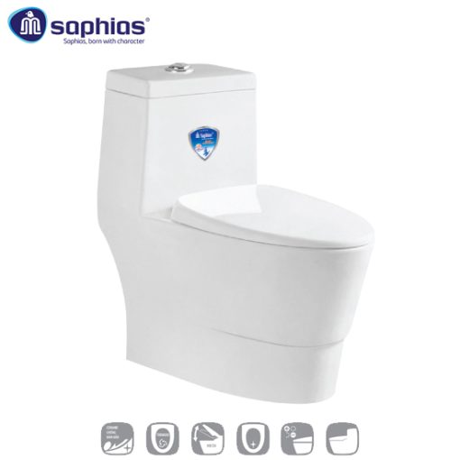 Bồn Cầu 1 Khối Saphias TS-115