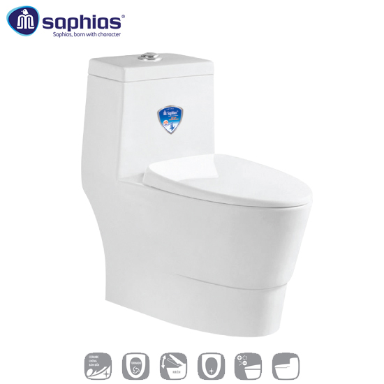 Bồn Cầu 1 Khối Saphias TS-115