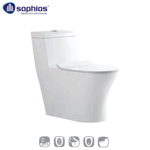 Bồn Cầu 1 Khối Saphias TS-143