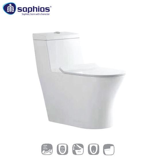 Bồn Cầu 1 Khối Saphias TS-143