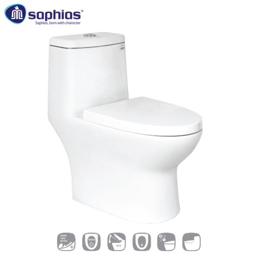 Bồn cầu 1 khối Saphias TS-157