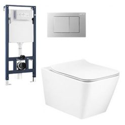 Bồn cầu két nước âm tường Cotto SC197627(F)