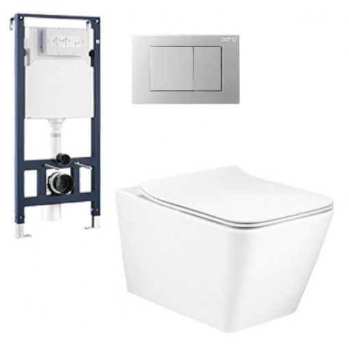 Bồn cầu két nước âm tường Cotto SC197627(F)
