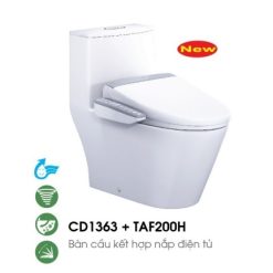 Bồn cầu nắp điện tử Caesar CD1363-TAF200H