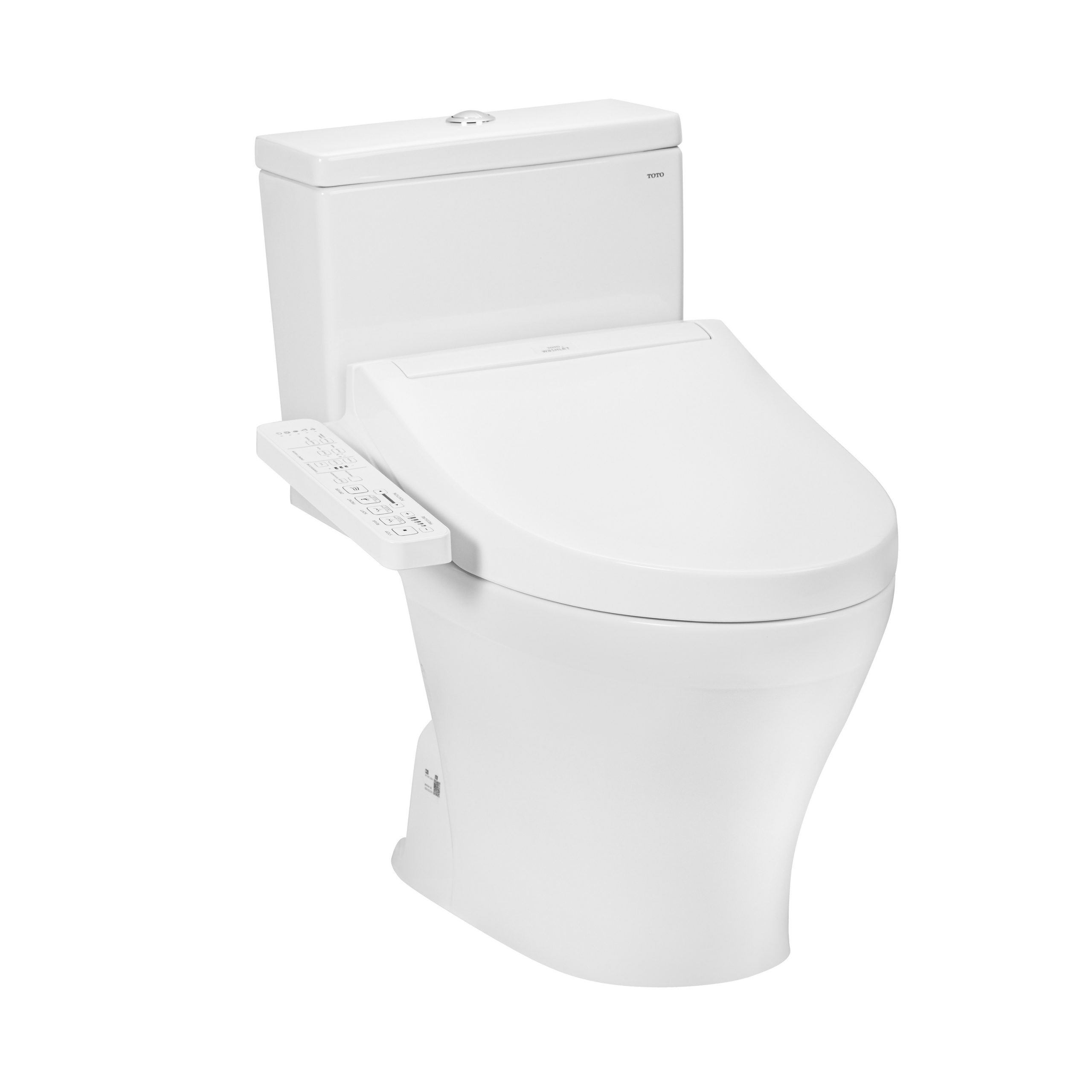 Bồn cầu hai khối kèm nắp rửa điện tử TOTO CS326DW16