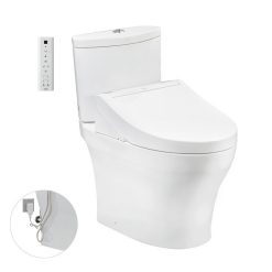 Bồn cầu 2 khối kèm nắp rửa điện tử Toto CS838DW14
