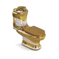 Bồn cầu nghệ thuật mạ vàng G987