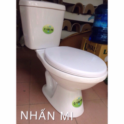 Bồn cầu giá rẻ 2 nhấn Mi 108