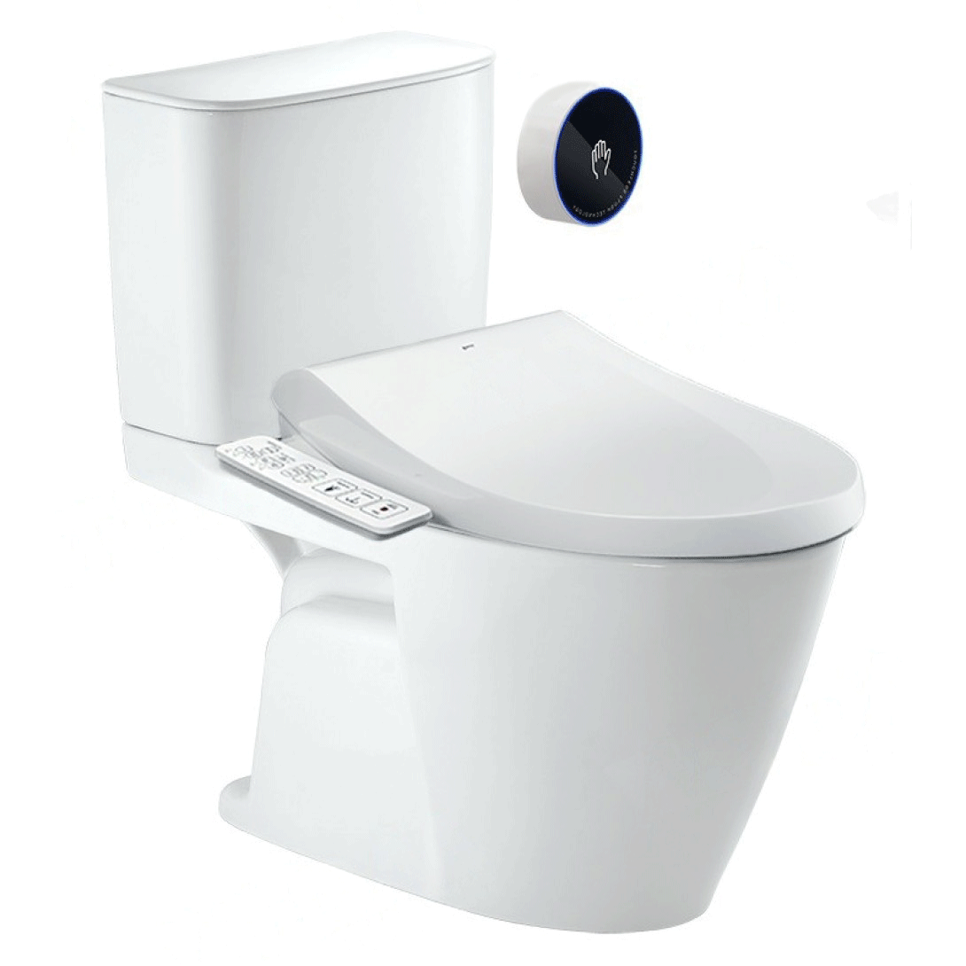Bồn cầu 1 khối cảm ứng nắp điện tử INAX ACT-602-CW-H18VN