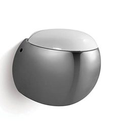 Bồn cầu treo tường két nước âm tường mạ màu ghi B2301S