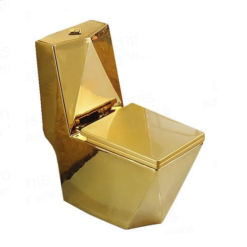 Bồn cầu nghệ thuật mạ vàng  6808G