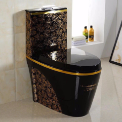 Bồn cầu nghệ thuật mạ hoa văn HCG 6699