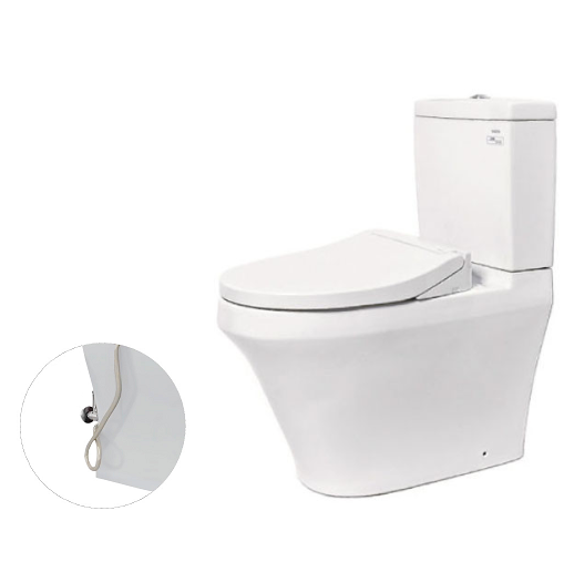 Bồn cầu 2 khối kèm nắp đóng êm TOTO CS948DE2