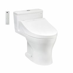 Bồn cầu 1 khối kết hợp nắp rửa điện tử TOTO MS855CDW15