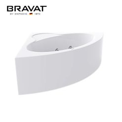 Bồn tắm góc đặt sàn Bravat B25516DW-2A