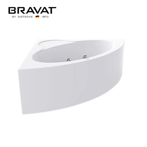 Bồn tắm góc đặt sàn Bravat B25516DW-2A