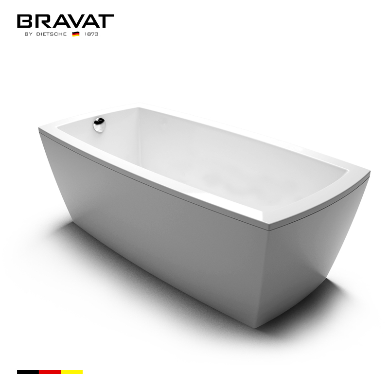 Bồn tắm đặt sàn Bravat B25807TW-1W