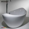 Bồn tắm độc lập đặt sàn Bravat B25808W-1