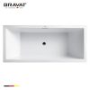 Bồn tắm đặt sàn Bravat B25513W