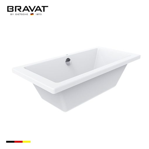 Bồn tắm đặt sàn Bravat B25609W