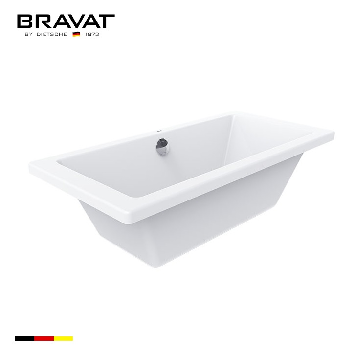 Bồn tắm đặt sàn Bravat B25609W