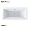Bồn tắm đặt sàn Bravat B25809W