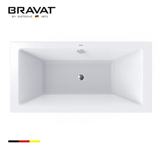 Bồn tắm đặt sàn Bravat B25809W
