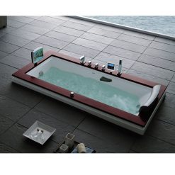 Bồn tắm xây massage đèn led GEMY G9057