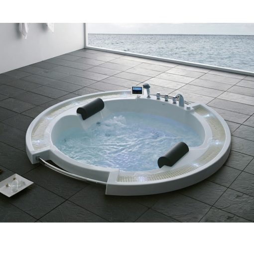 Bồn tắm xây massage đèn led GEMY G9060