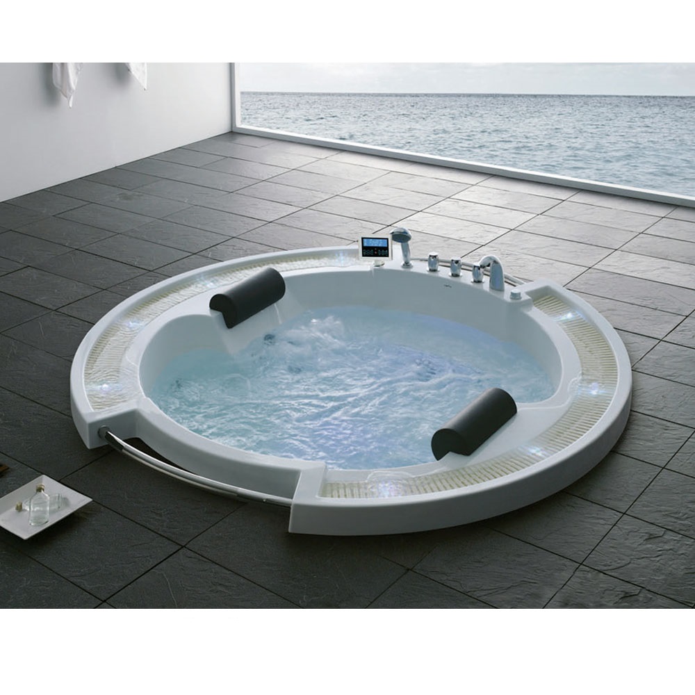 Bồn tắm xây massage đèn led GEMY G9060