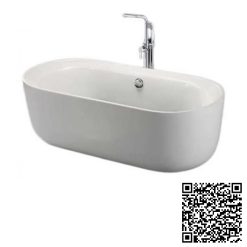 Combo Thiết bị vệ sinh Caesar Bồn Tắm Kèm Vòi AT0770-AS489C Đặt Sàn 1.7M