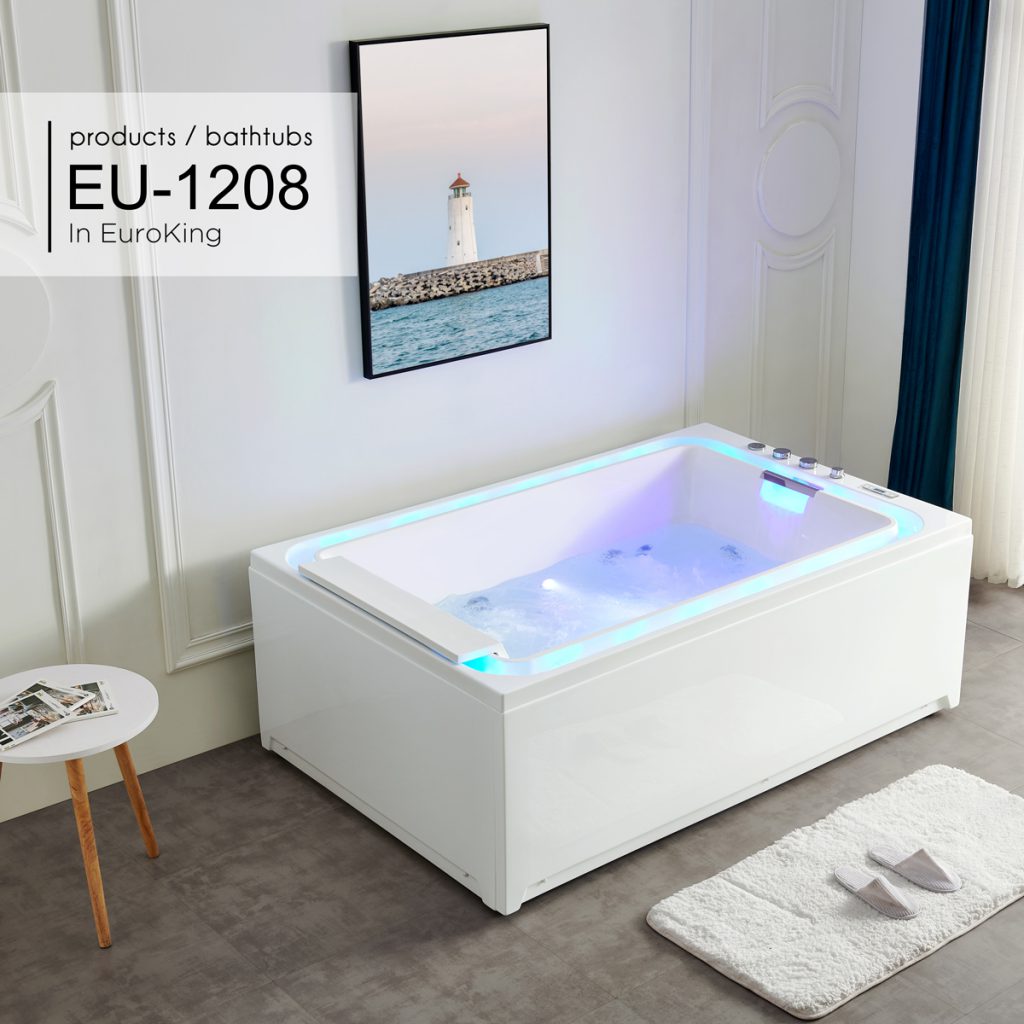 Bồn tắm massage đặt sàn Euroking EU-1208
