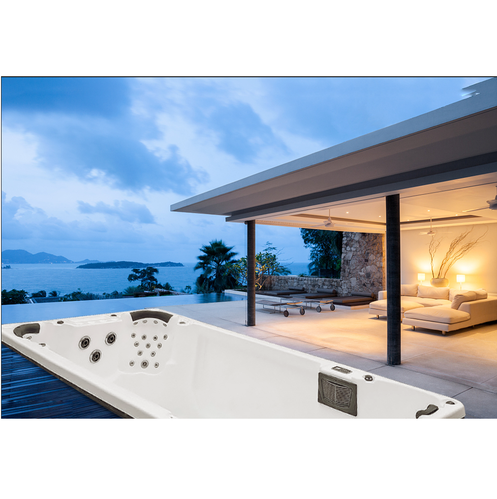 Bồn tắm massage Spa bể bơi ngoài trời Gemy G9121