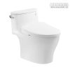 Bồn cầu 1 khối nắp rửa điện tử Washlet S7 Toto MS887CRW23