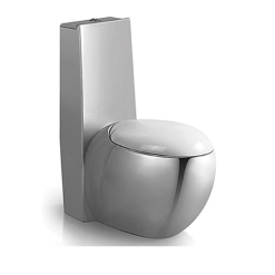 Bồn cầu nghệ thuật mạ màu ghi A-3966S