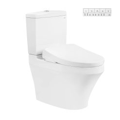 Bồn cầu 1 khối nắp rửa điện tử Washlet S7 Toto CS948CDW23